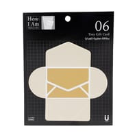 Here I Am Tiny Gift Card Sticky Air Mail