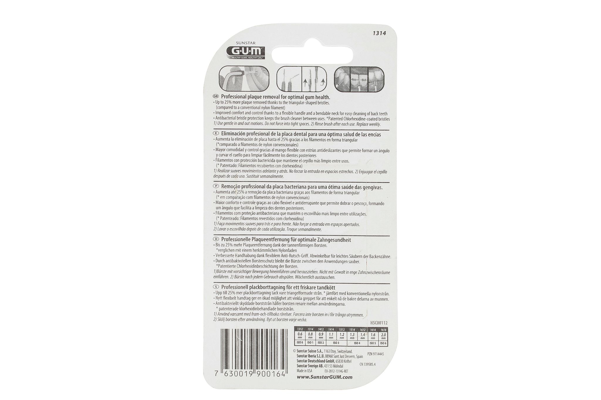 Trav-Ler Interdental Brush 0.8Mm Red