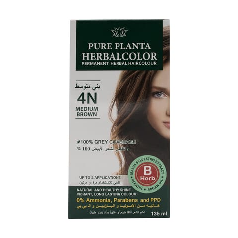 Olia, 4.0 Dark Brown, No Ammonia Permanent Haircolor, with 60% Oils