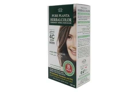 Olia, 4.0 Dark Brown, No Ammonia Permanent Haircolor, with 60% Oils