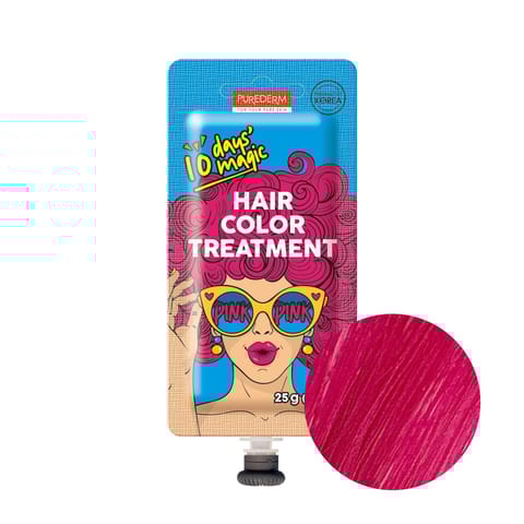 PUREDERM HAIR COLOR TREATMENT PINK