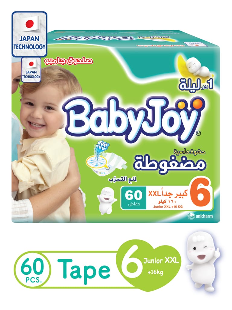 Jumbo Box Junior Xxl 6,60 Count,16+Kg