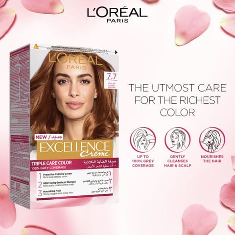 Olia, 4.0 Dark Brown, No Ammonia Permanent Haircolor, with 60% Oils