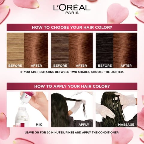 Olia, 4.0 Dark Brown, No Ammonia Permanent Haircolor, with 60% Oils