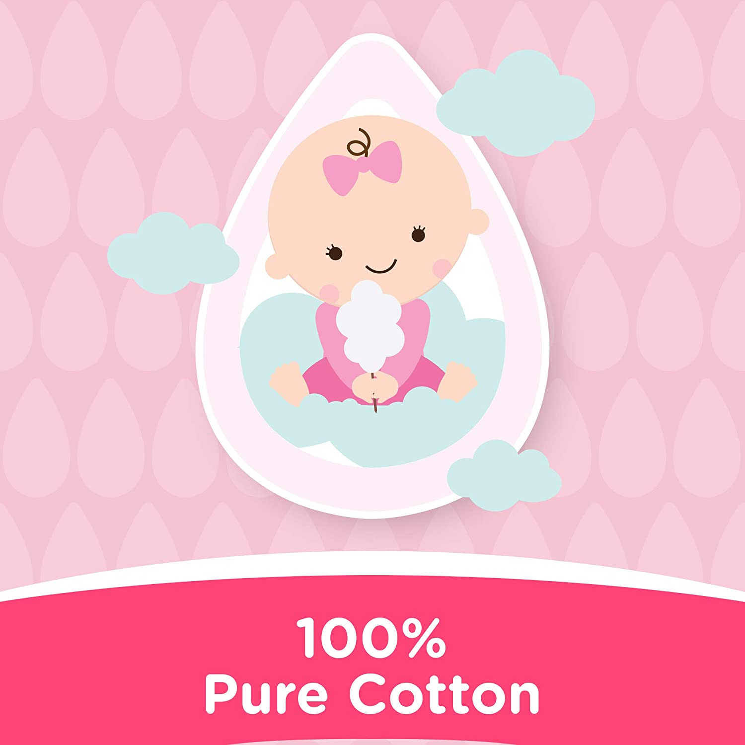 Pure Cotton Balls 50 Balls