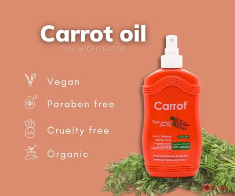 Carrot Sun Tan ACC Oil Papaya 200ML