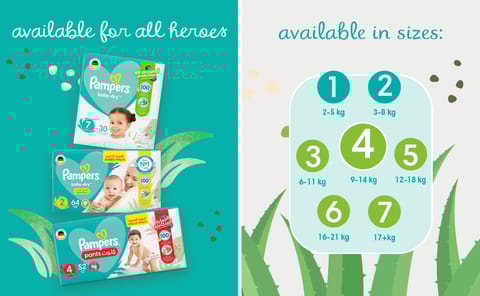 Giant Pack Large+ 4+, 70 Count, 12-21 Kg