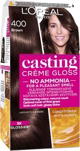Olia, 4.0 Dark Brown, No Ammonia Permanent Haircolor, with 60% Oils