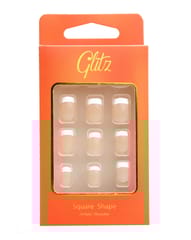 Glitz Nails Square - 13 French Nude