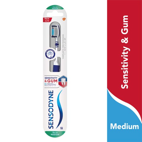 Silver Antibacterial ToothBrush - Silver