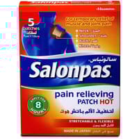 Salonpas Pain Relieving Patches Hot  (5) 7cm*10cm
