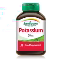 Jamieson Potassium 50 mg 60 Tablets