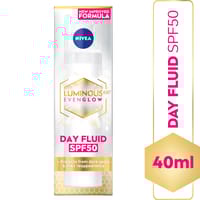 LUMINOUS630 EVEN GLOW Face Day Fluid SPF 50, Spot Darkening Protection, 40ml