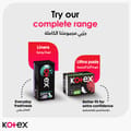 Kotex Maxi Protect Thick Pads, Super Size Sanitary Pads with Wings, 10 Sanitary Pads