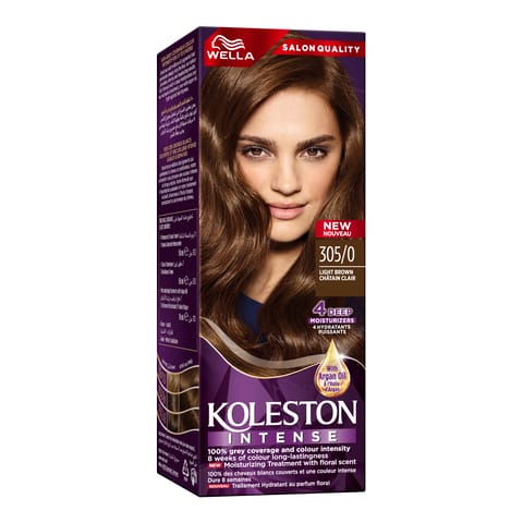 Olia, 4.0 Dark Brown, No Ammonia Permanent Haircolor, with 60% Oils