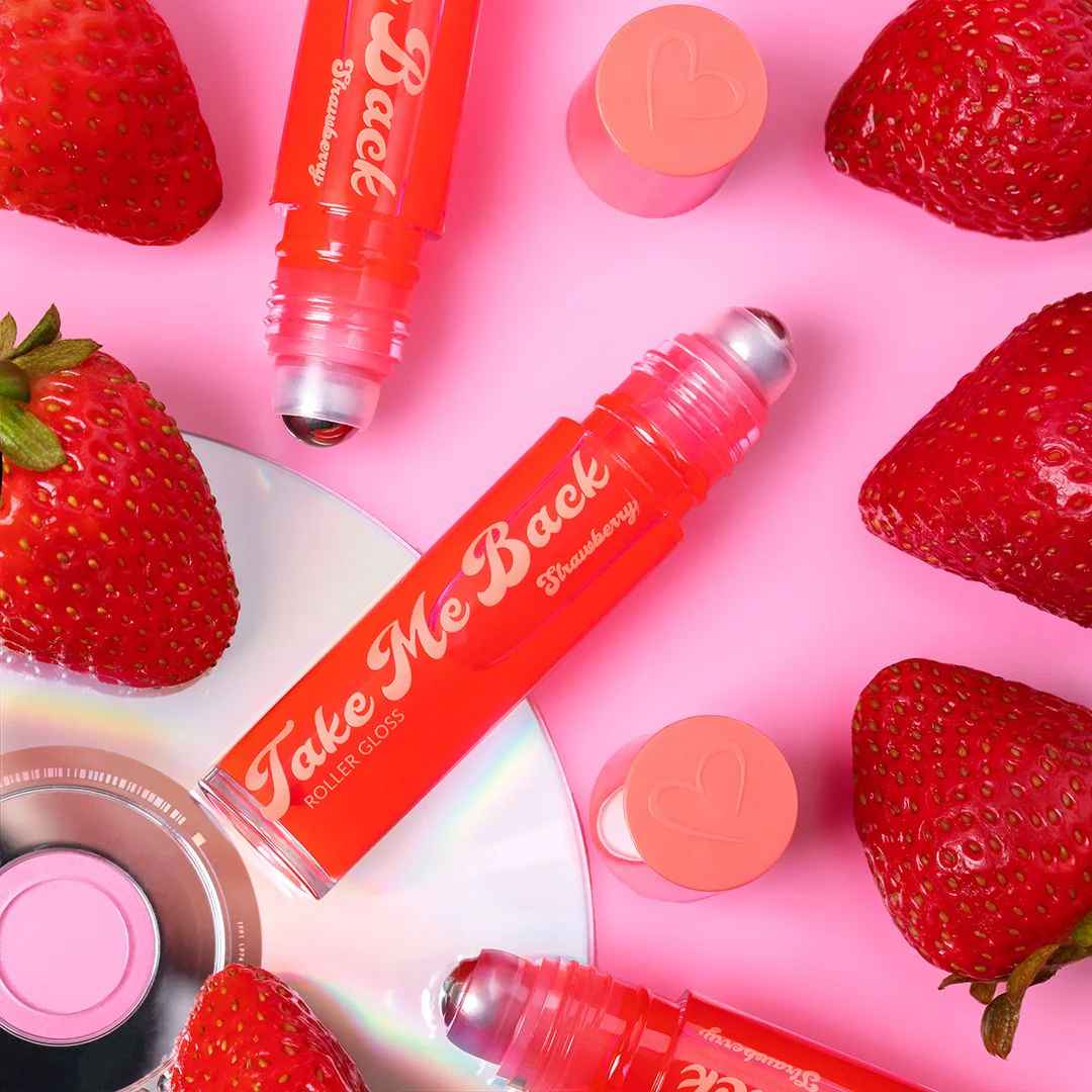 Beauty Creations Take Me Back Roller Gloss Refill - Strawberry