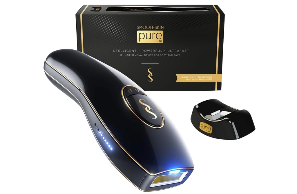 SmoothSkin Pure Fit IPL Hair Removal Device with Laser