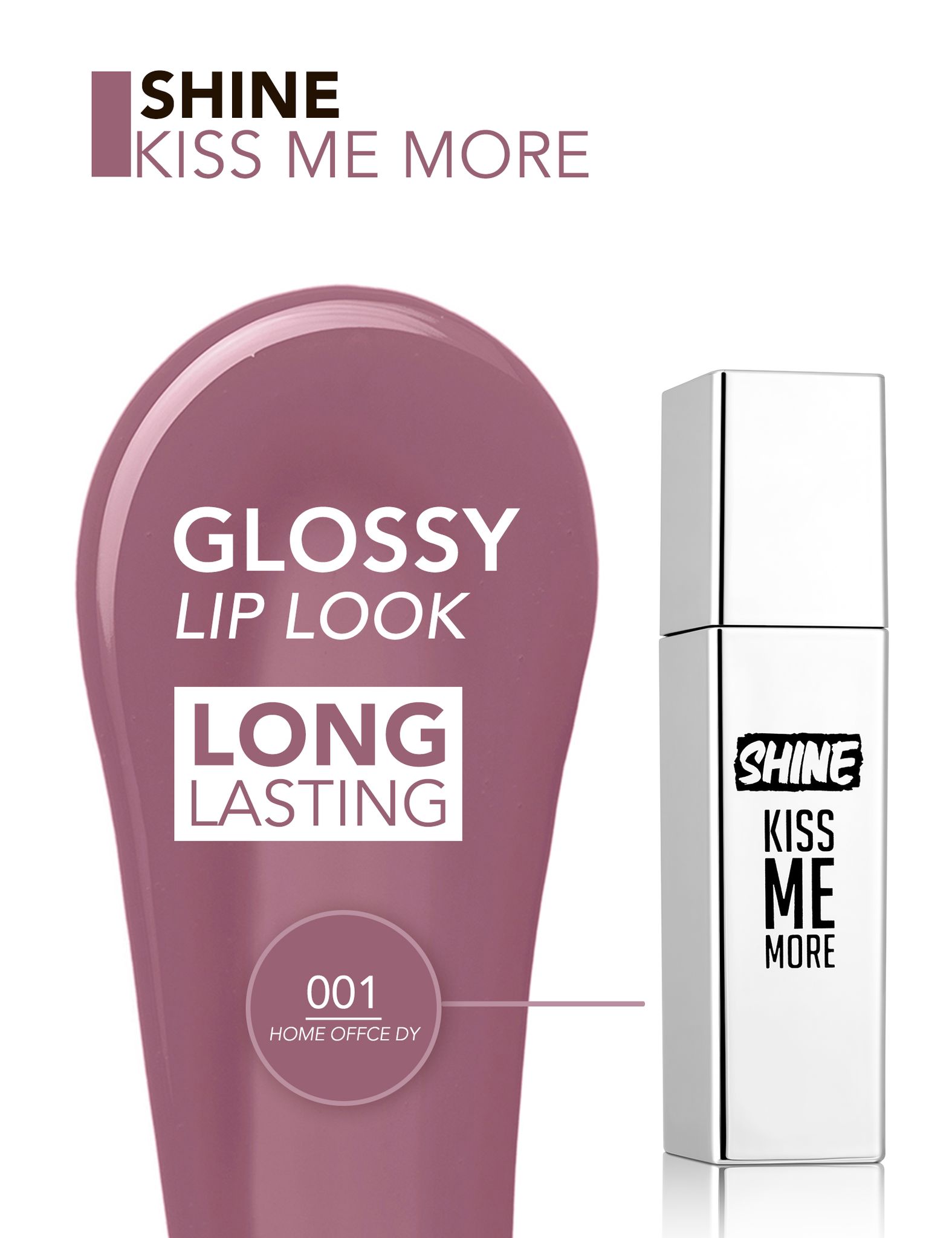 Flormar Shine Kiss Me Liquid Lipstick#01
