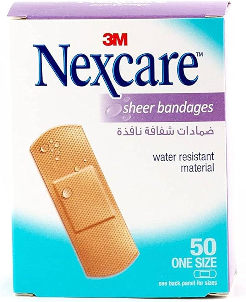 Nexcare 656-50 Sheer Bandages One Size
