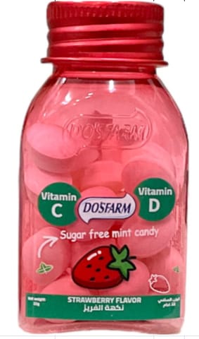 Dosfarm Vitamin Candy Strawberry 22 g