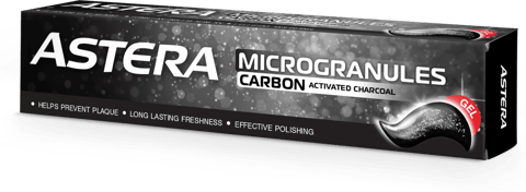 ASTERA Toothpaste Astera Microgranules Carbon 75  50 ML