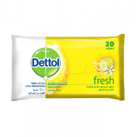 ديتول مناديل منعش 20 قطعه