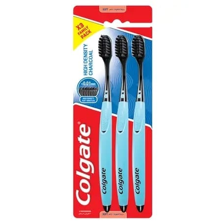 Colgate Tb High Density Charcoal 3Pk