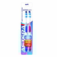 ASTERA Toothbrush Astera  Active Clean 1+1 soft Bristles