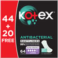 Kotex Liners Long AntiBacterial Pr 44+20