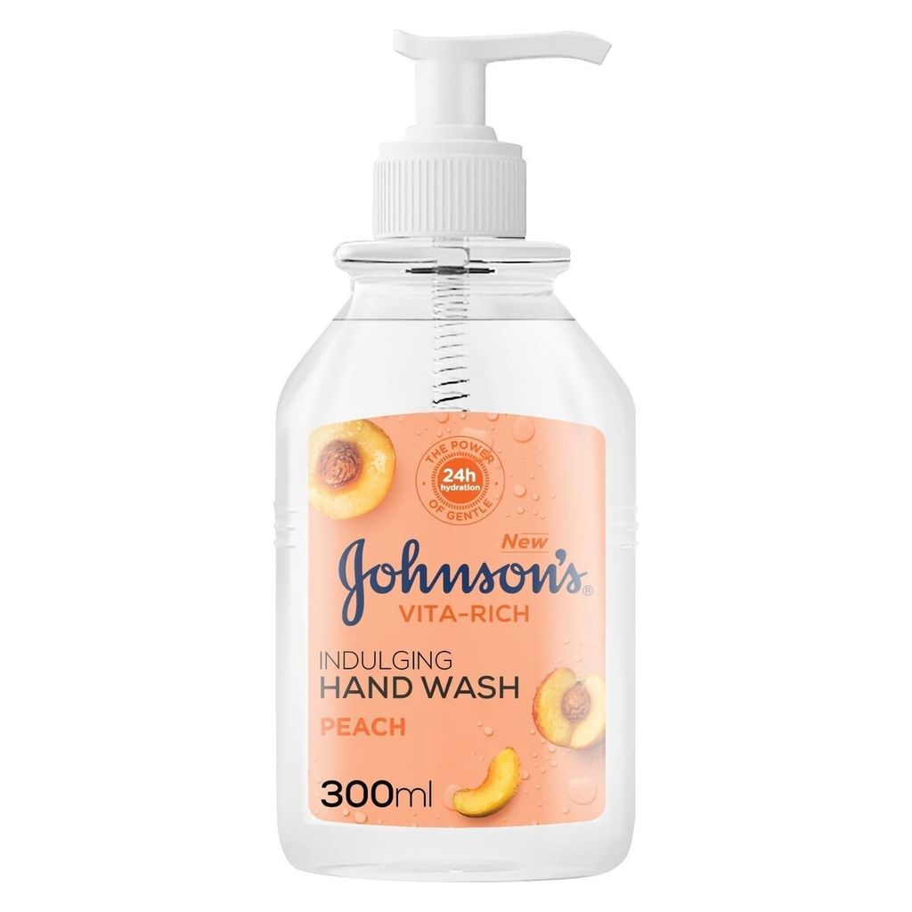 J&J Liq Soap 300 Peach    Meza