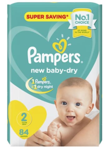Babyjoy Compressed Diapers, Size 6 60Pc