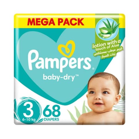 Babyjoy Compressed Diapers, Size 6 60Pc