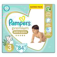 Pampers Ultimate Comfort Taped Diapers, Size 3 (6-10Kg) 84Pc