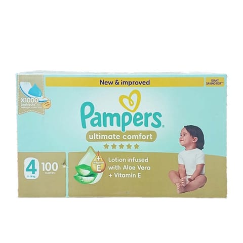 Pampers Ultimate Comfort Taped Diapers, Size 7 (15+Kg) 35Pc