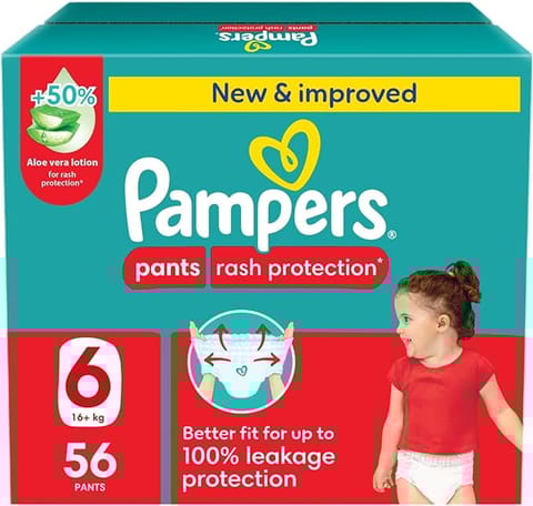 Babyjoy Compressed Diapers, Size 6 60Pc