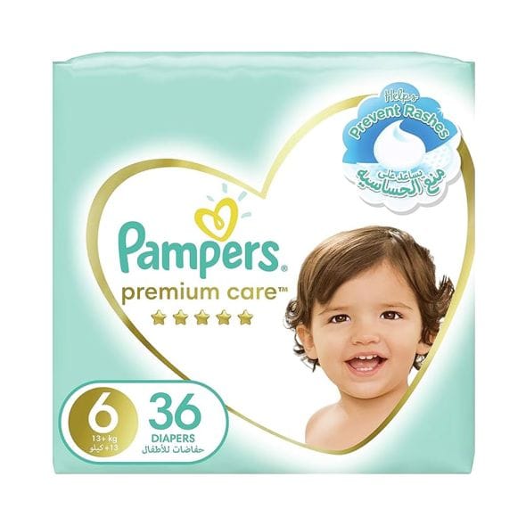 Pampers Ultimate Comfort Diapers, Size 6 (13+Kg) 36Pc