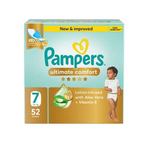 Pampers Baby Dry, Size 7 (15+Kg) 44Pc