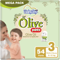 Babyjoy Olive Pants Medum Mega Pack 3x54