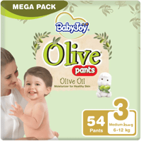 Babyjoy Olive Pants Medum Mega Pack 3x54