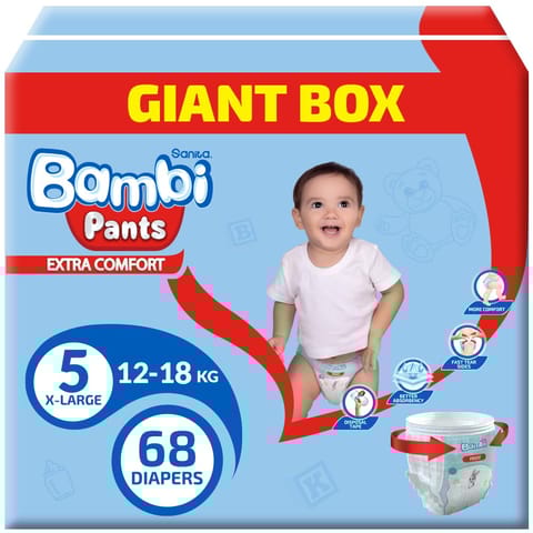 Bambi Pants XLG Giant Box 68 1P