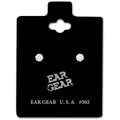 Ear Gear Silver 502 Cubic Zirconia 2mm