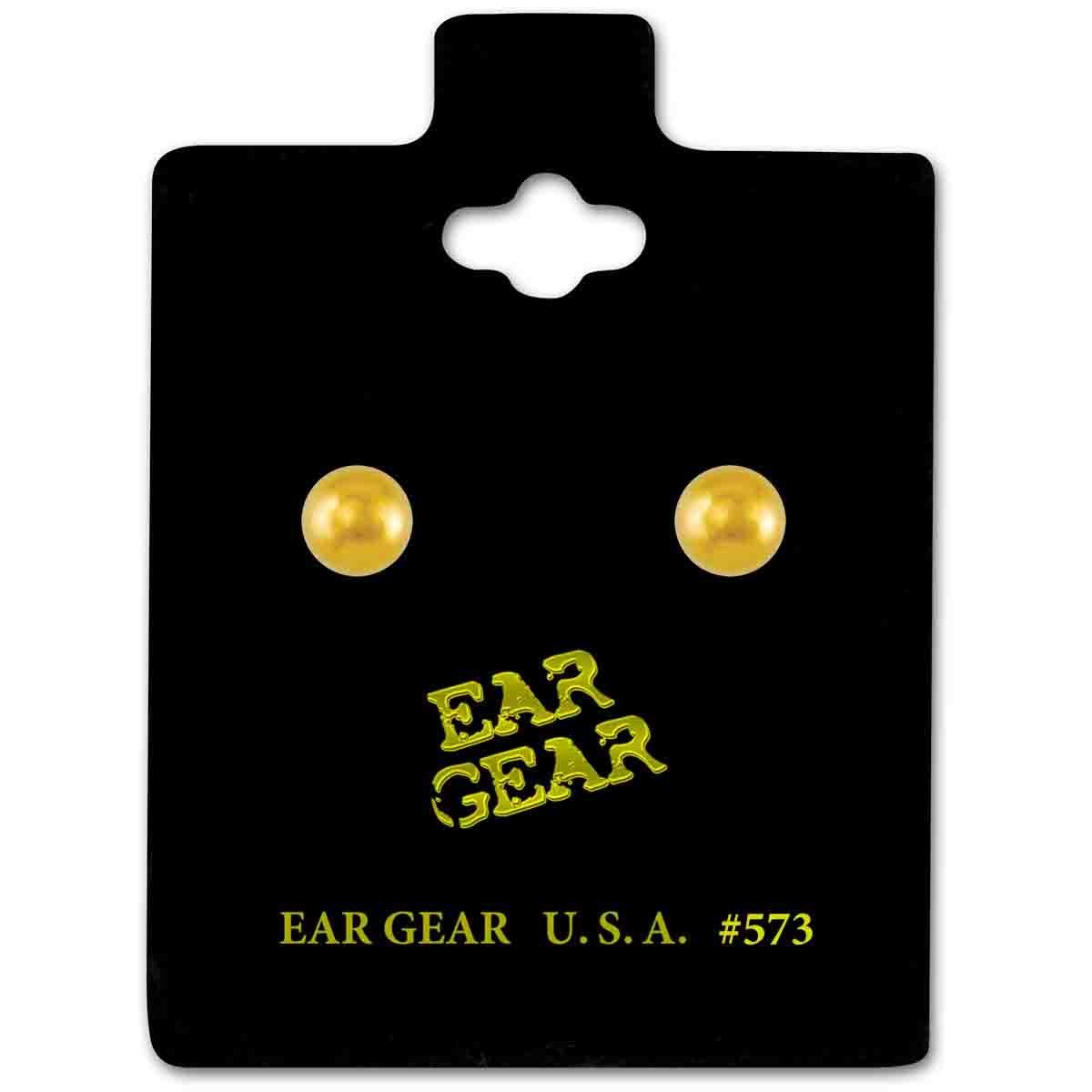 Ear Gear Gold 573 Ball Style 4mm