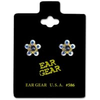 Ear Gear Gold 586 Daisy Aqua