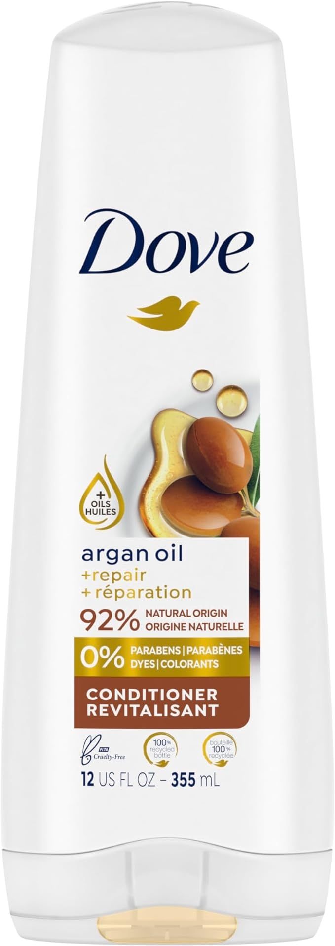 Dove Cd Argan Oil Moist Sf Dma 12X350Ml