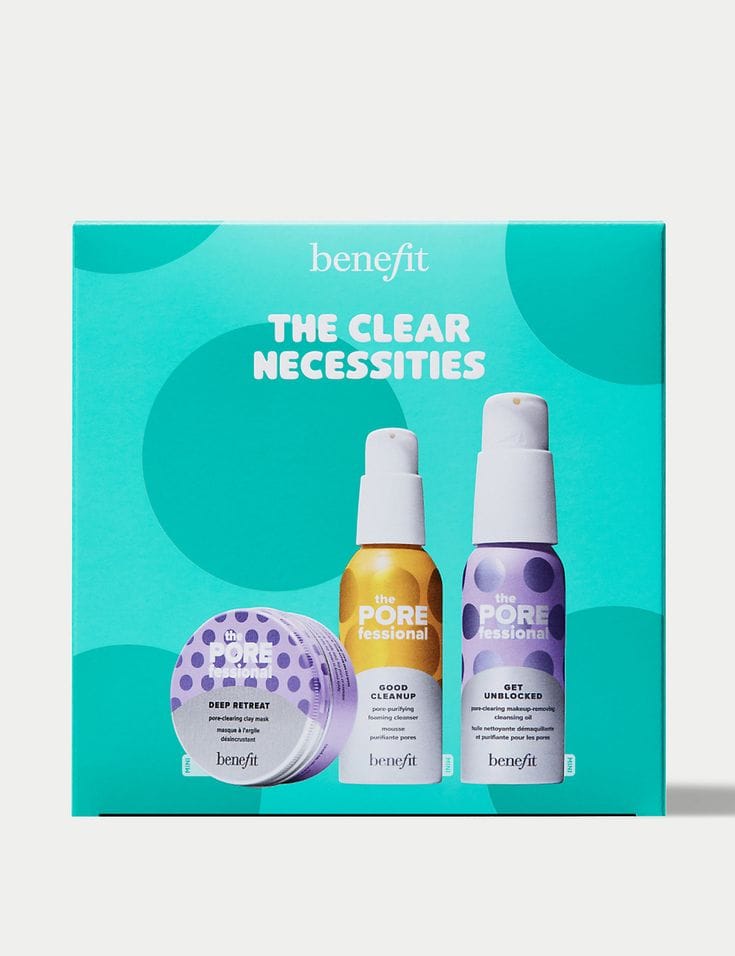 Benefit The Clear Necessities Cleanser Duo and Clay Mask set