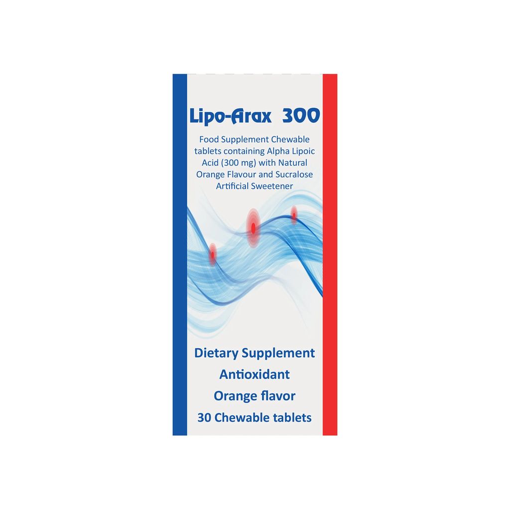 Lipo Arax 300 Mg 30 Chew Tabs