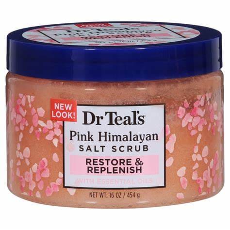 Dr Teal’S Scrub Pink Himalayan Salt 454G