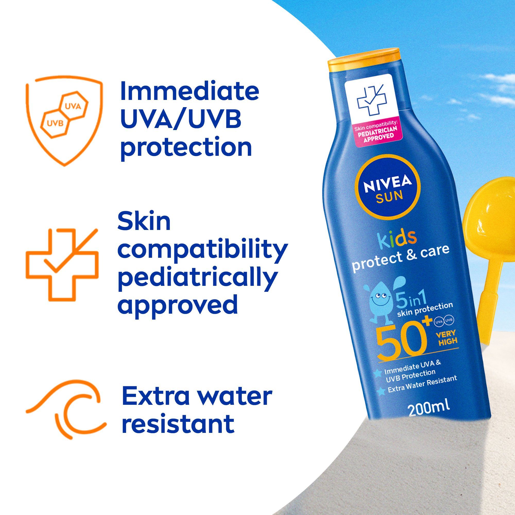 NIVEA Sun Kids Swim & Play Sun Lotion SPF50+ 150 ml