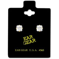 Ear Gear Gold 565 Cubic Zirconia 5*5mm