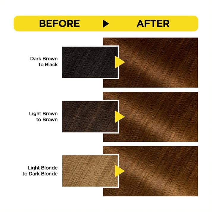 Olia, 5.3 Golden Brown, No Ammonia Permanent Haircolor, with 60% Oils